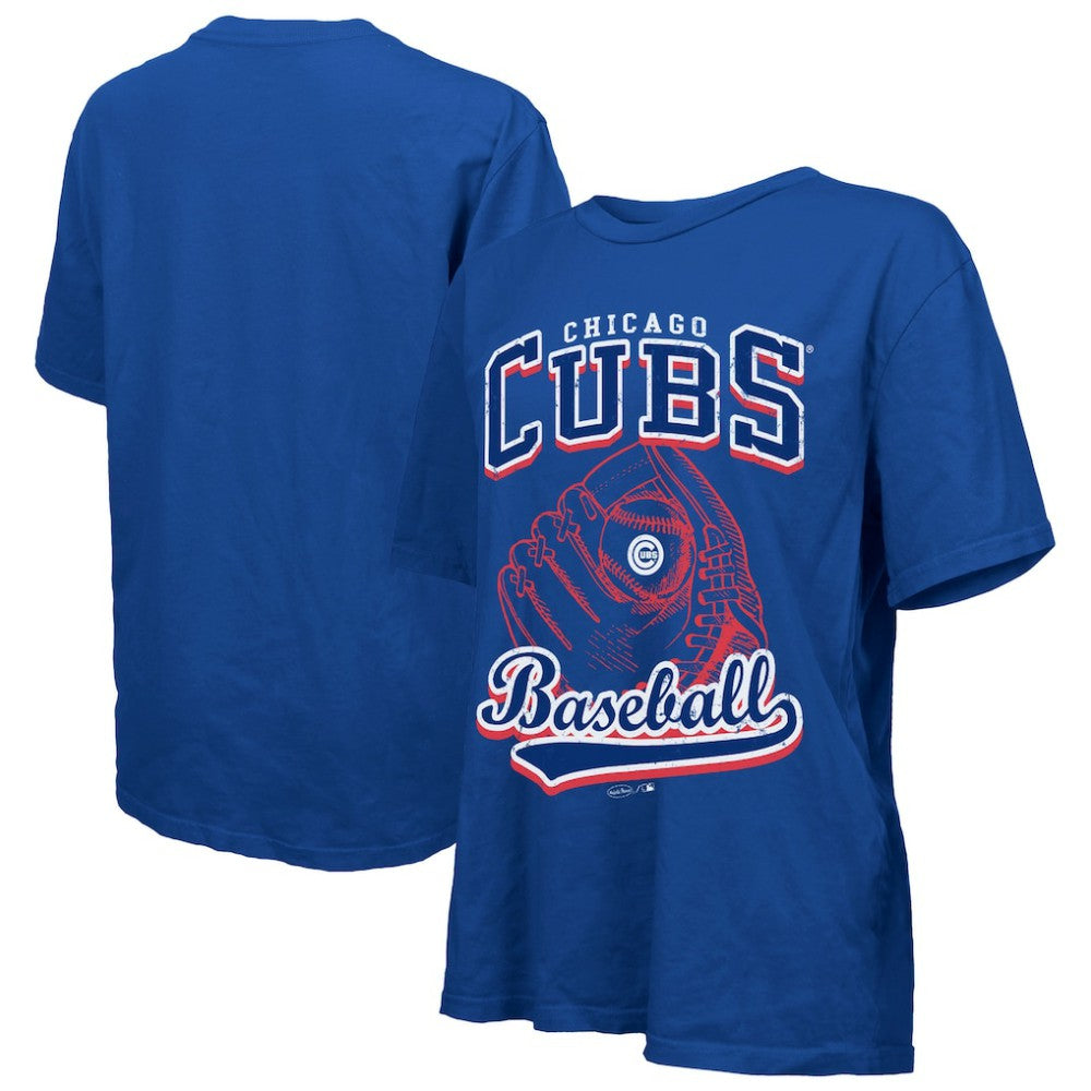 Chicago Cubs Majestic Threads Women's Oversized First Base T-Shirt Near Me