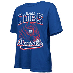 Chicago Cubs Majestic Threads Women's Oversized First Base T-Shirt Near Me