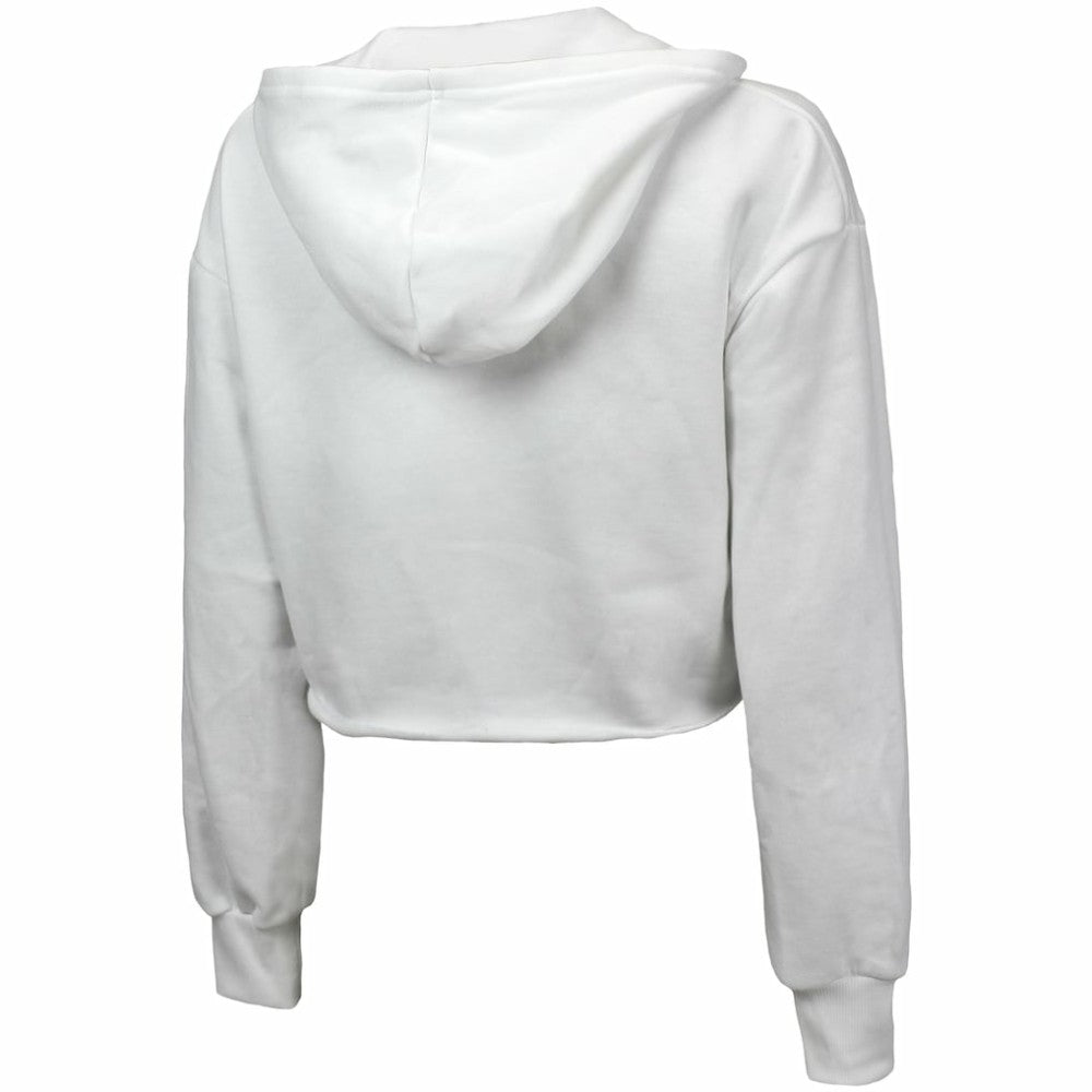 San Diego Padres Majestic Threads Women's Cropped Have A Field Day Tri-Blend Hoodie Clearance