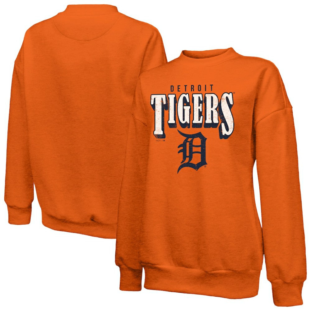 Detroit Tigers Majestic Threads Women's Bernard Classic Tri-Blend Sweatshirt for sale