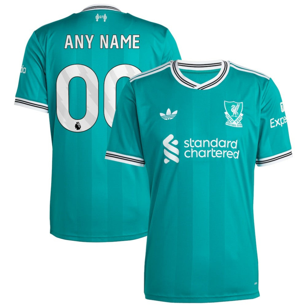 Adidas Liverpool 2025/26 Third Replica Custom Jerseys - Green
