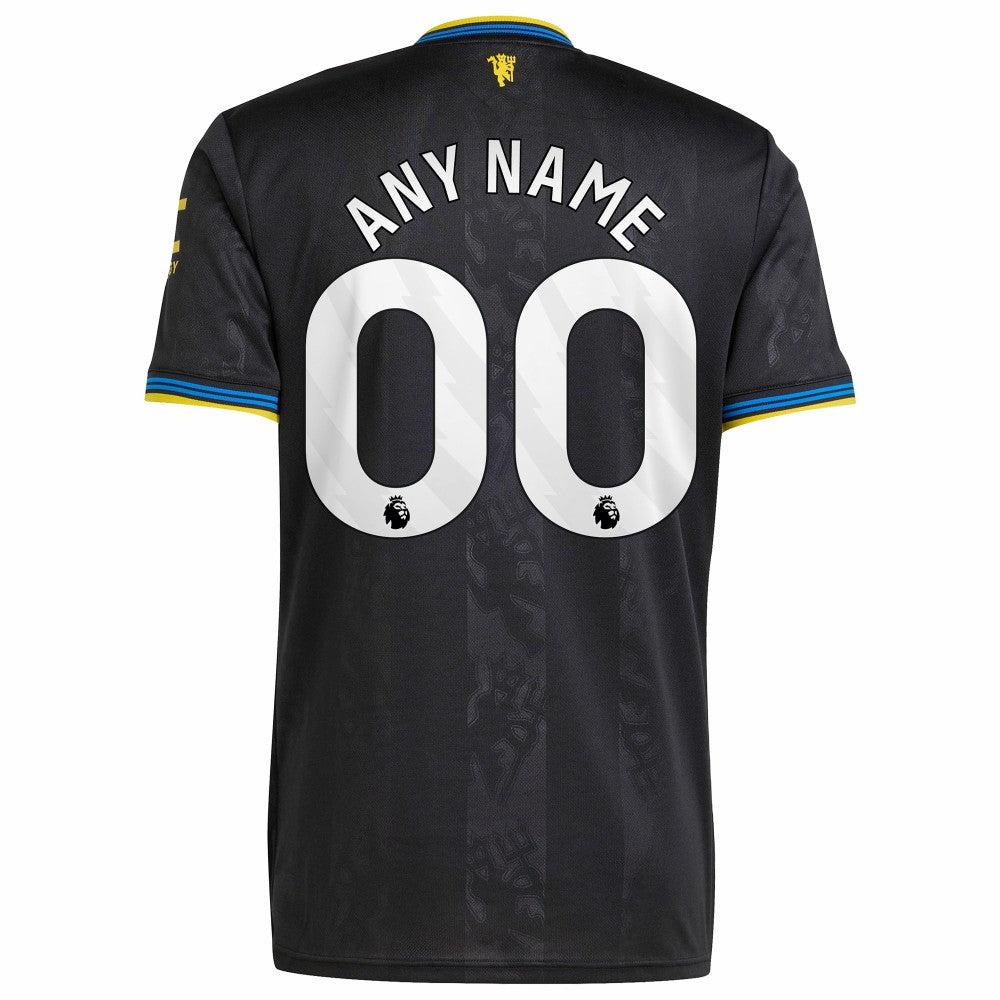 Adidas Manchester United 2025/26 Third Replica Custom Jerseys - Black