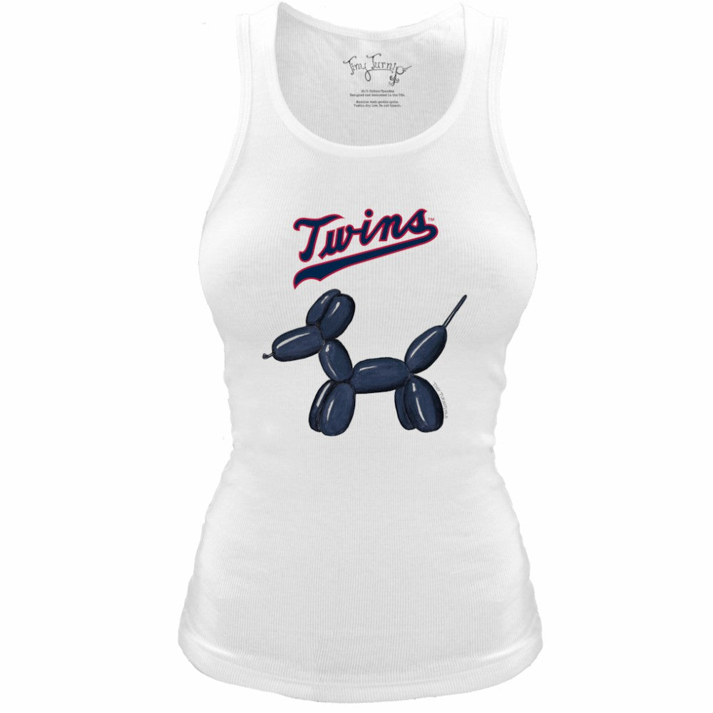Minnesota Twins Tiny Turnip Women's Fitted Balloon Dog Tri-Blend Tank Top Near Me