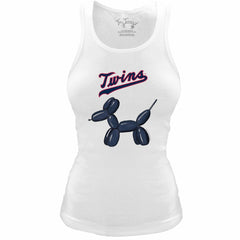 Minnesota Twins Tiny Turnip Women's Fitted Balloon Dog Tri-Blend Tank Top Near Me