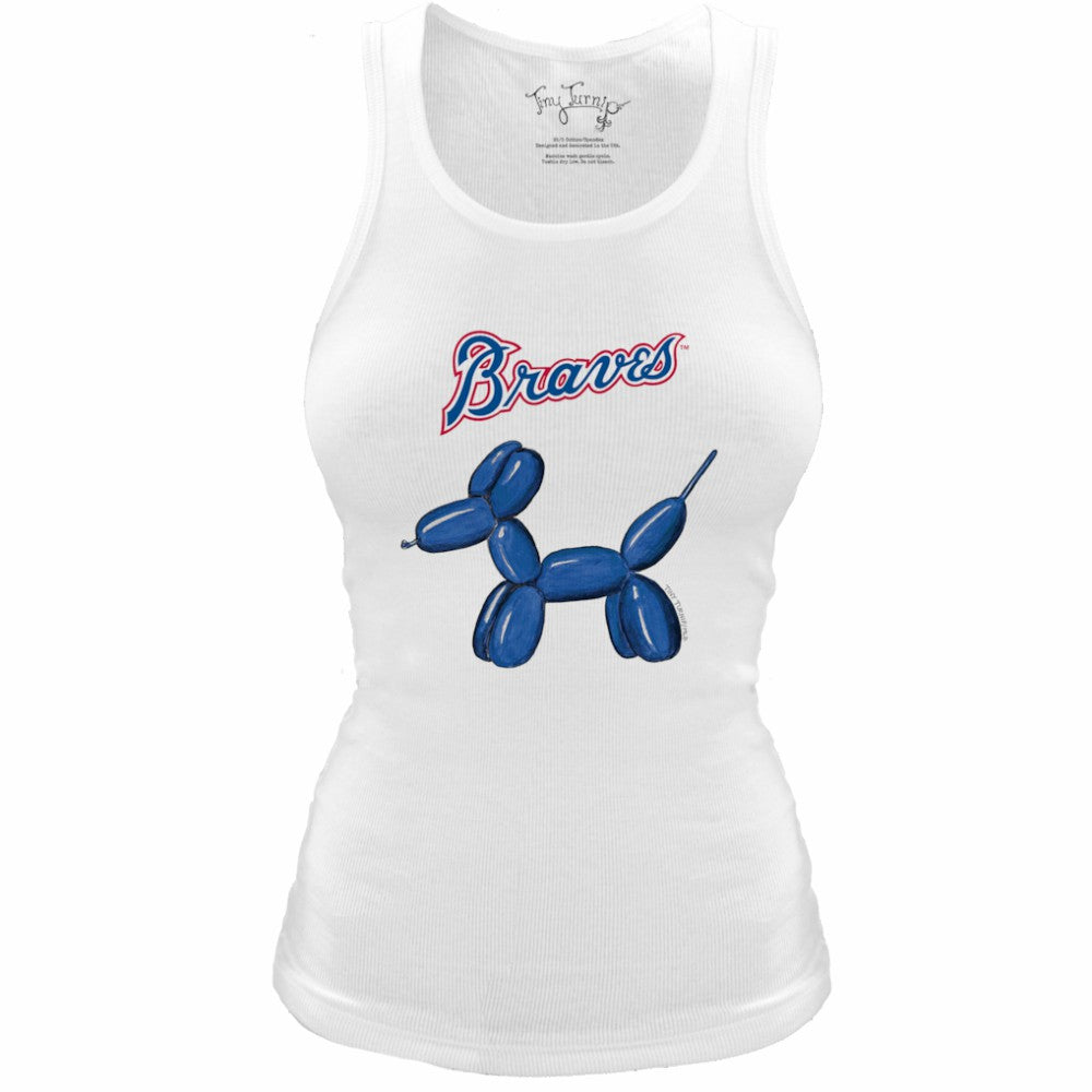 Atlanta Braves Tiny Turnip Women's Fitted Balloon Dog Tri-Blend Tank Top Near Me