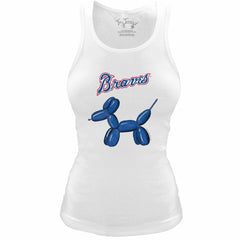 Atlanta Braves Tiny Turnip Women's Fitted Balloon Dog Tri-Blend Tank Top Near Me