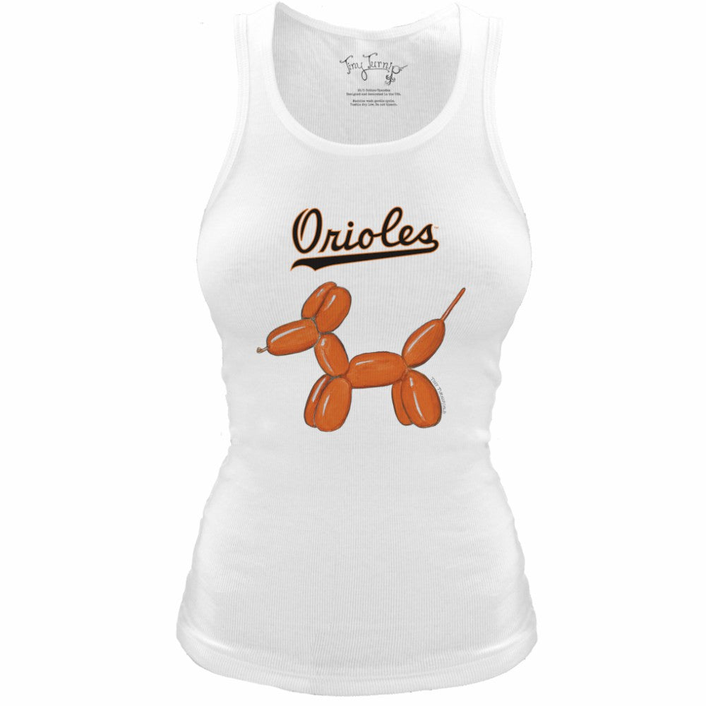 Baltimore Orioles Tiny Turnip Women's Fitted Balloon Dog Tri-Blend Tank Top Near Me