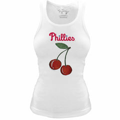 Philadelphia Phillies Tiny Turnip Women's Fitted Cherries Tri-Blend Tank Top for sale