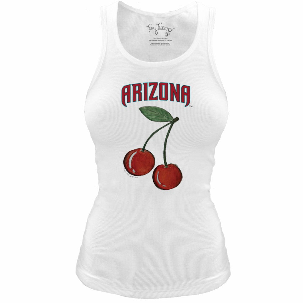 Arizona Diamondbacks Tiny Turnip Women's Fitted Cherries Tri-Blend Tank Top Online