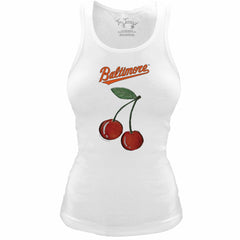 Baltimore Orioles Tiny Turnip Women's Fitted Cherries Tri-Blend Tank Top Online