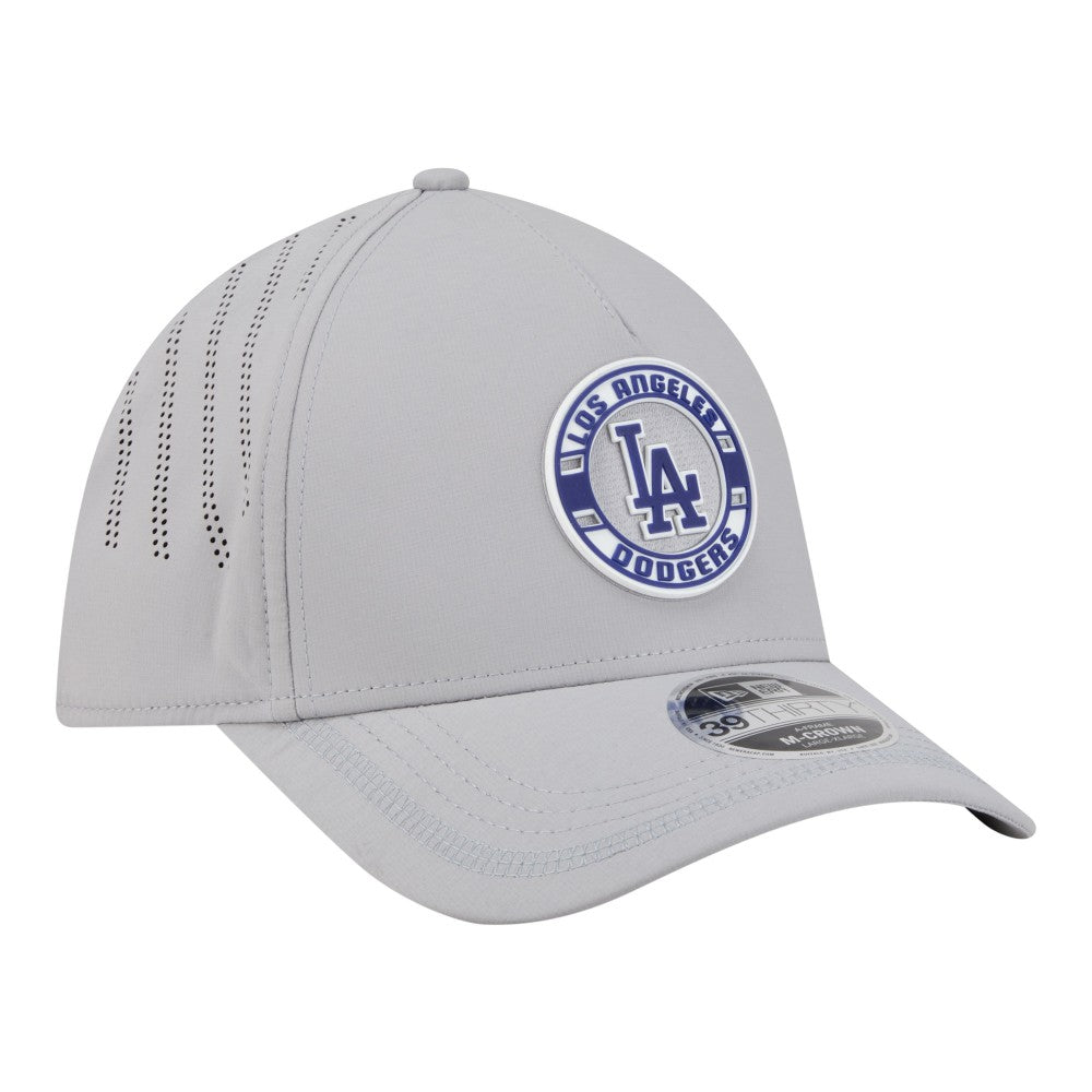 Los Angeles Dodgers New Era Patch 39THIRTY A-Frame M-Crown Perforated Flex Hat Sale