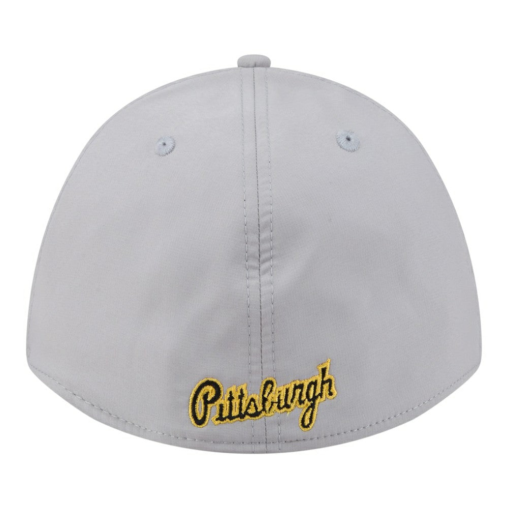 Pittsburgh Pirates New Era Patch 39THIRTY A-Frame M-Crown Perforated Flex Hat Lifestyle