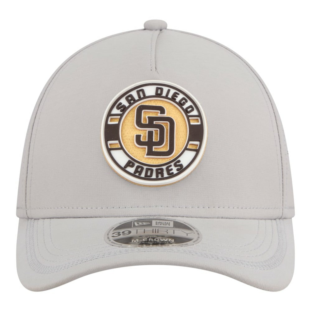 San Diego Padres New Era Patch 39THIRTY A-Frame M-Crown Perforated Flex Hat Sale