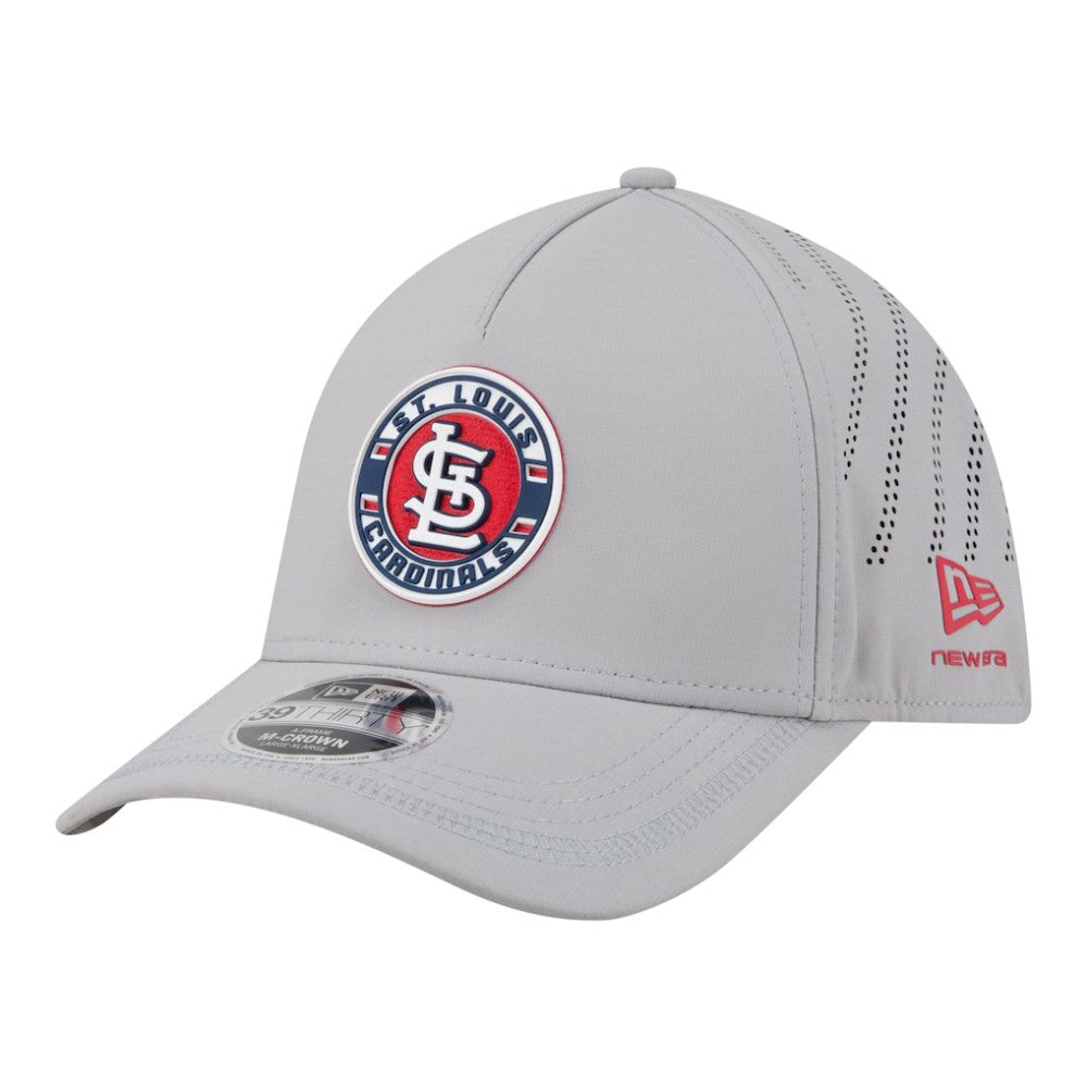 St. Louis Cardinals New Era Patch 39THIRTY A-Frame M-Crown Perforated Flex Hat Near Me