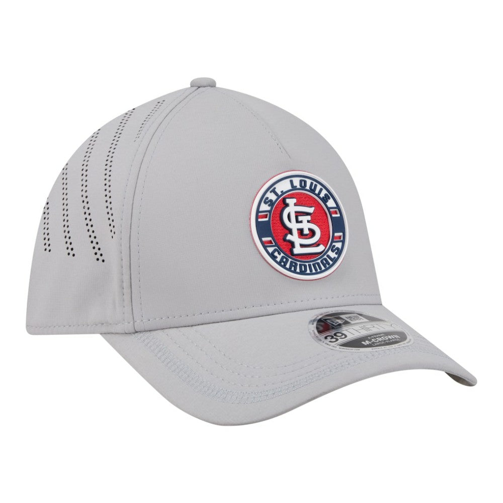 St. Louis Cardinals New Era Patch 39THIRTY A-Frame M-Crown Perforated Flex Hat Near Me