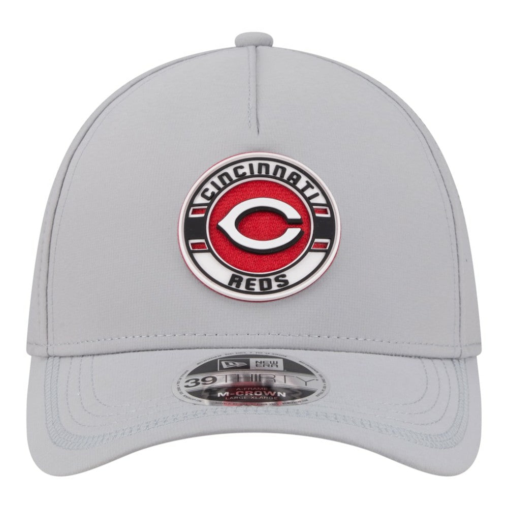Cincinnati Reds New Era Patch 39THIRTY A-Frame M-Crown Perforated Flex Hat Near Me