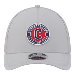 Cleveland Guardians New Era Patch 39THIRTY A-Frame M-Crown Perforated Flex Hat Lifestyle