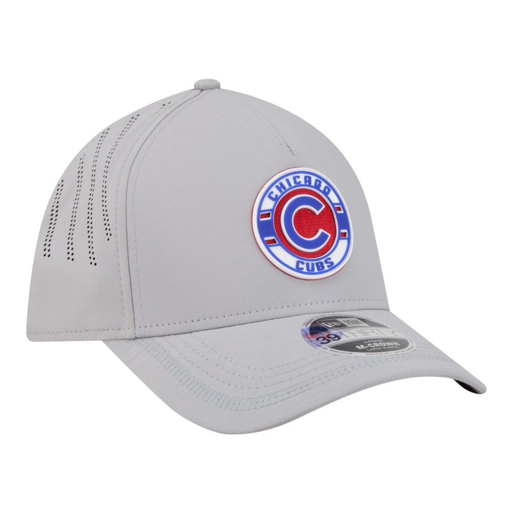 Chicago Cubs New Era Patch 39THIRTY A-Frame M-Crown Perforated Flex Hat Online