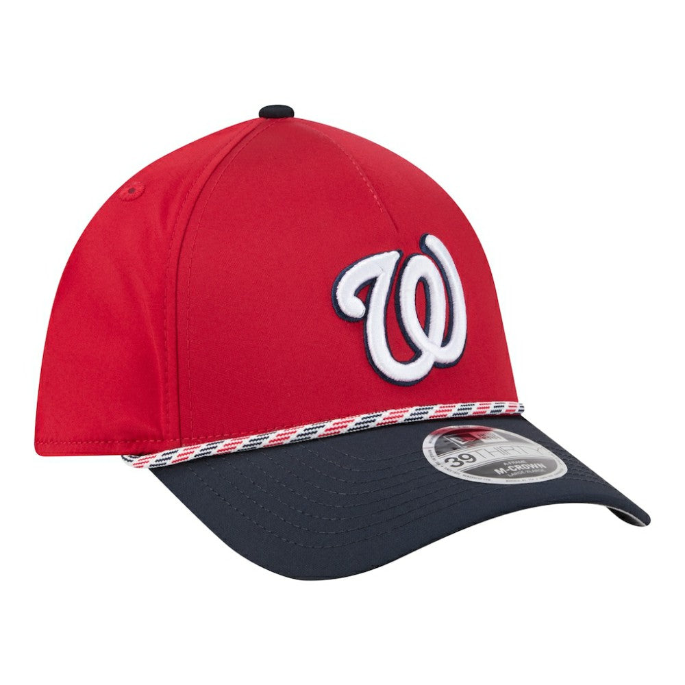 Washington Nationals New Era Rope M-Crown A-Frame 39THIRTY Flex Hat Clearance