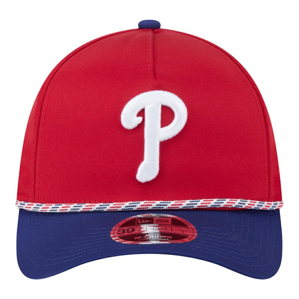 Philadelphia Phillies New Era Rope M-Crown A-Frame 39THIRTY Flex Hat Online