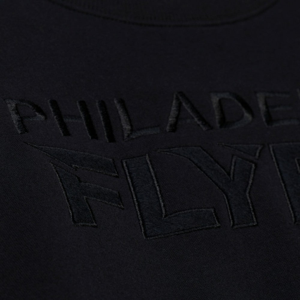 Philadelphia Flyers - Mitchell & Ness Unisex Phantom Fleece Crew Neck Sweatshirt Black