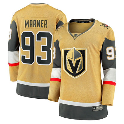 Mitch Marner Vegas Golden Knights Fanatics Women's Home Breakaway Jersey - Gold | NHL Jerseys
