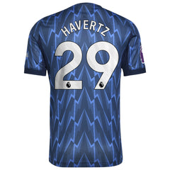 Adidas Kai Havertz Arsenal 2025/26 Away Player Jerseys - Blue