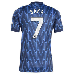 Adidas Bukayo Saka Arsenal 2025/26 Away Replica Player Jerseys - Blue