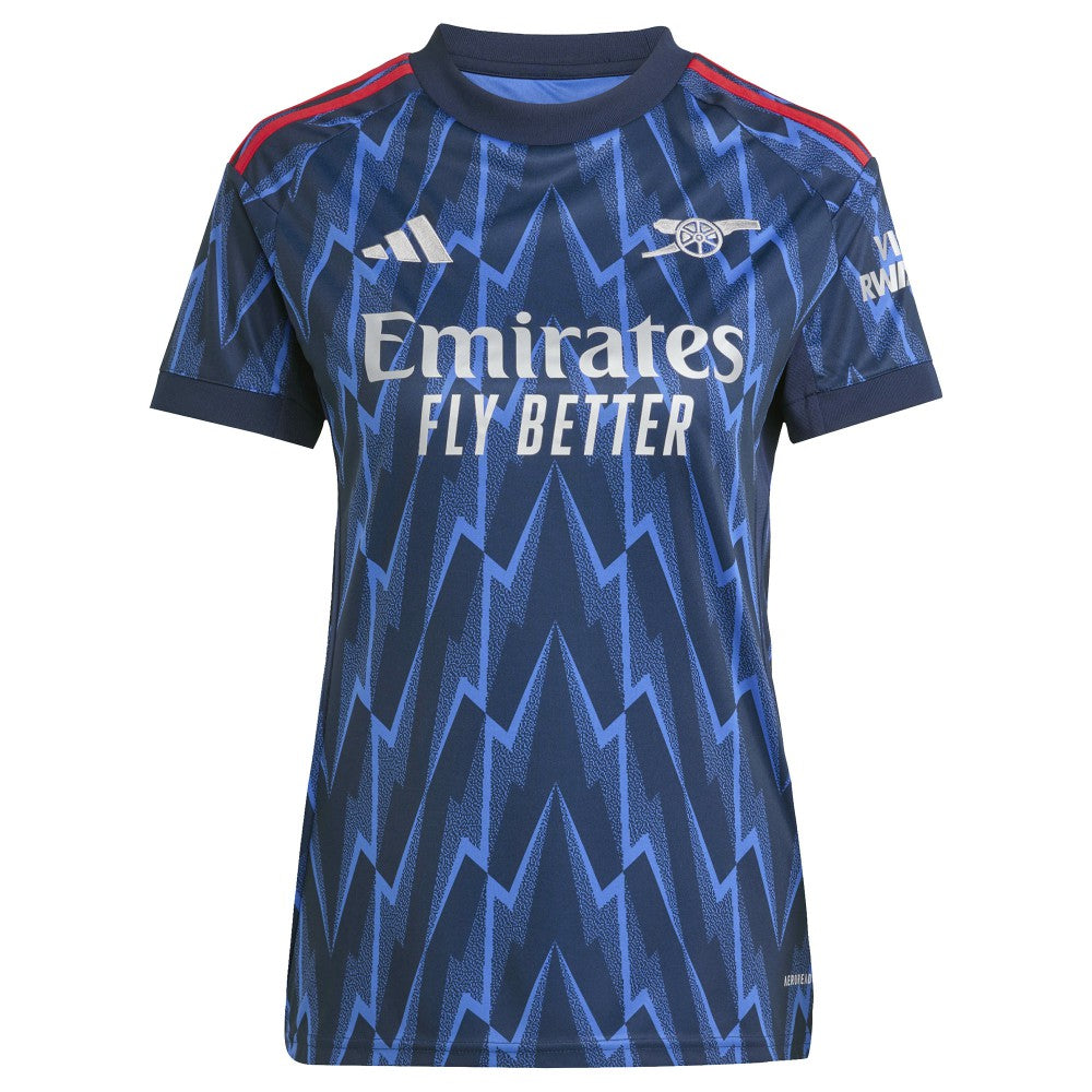 Adidas Bukayo Saka Arsenal Women's 2025/26 Away Replica Player Jerseys - Blue