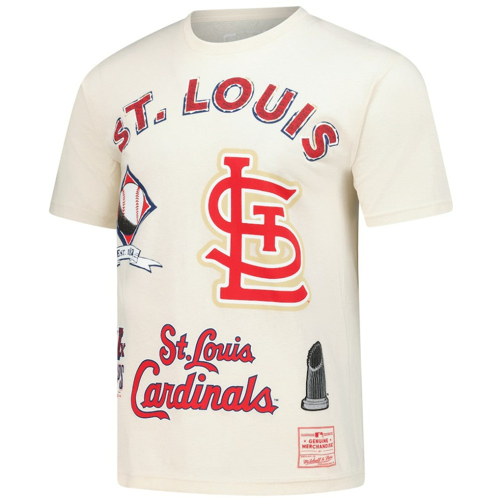 St. Louis Cardinals Mitchell & Ness Legacy Defined T-Shirt discount