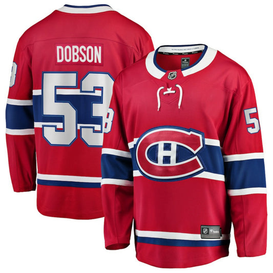 Noah Dobson Montreal Canadiens Fanatics Home Breakaway Jersey - Red | NHL Jerseys