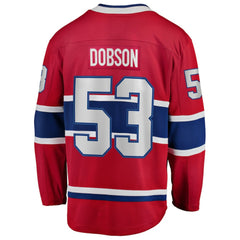 Noah Dobson Montreal Canadiens - Fanatics Home Breakaway Jersey Red