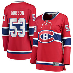 Noah Dobson Montreal Canadiens - Fanatics Women's Home Breakaway Jersey Red
