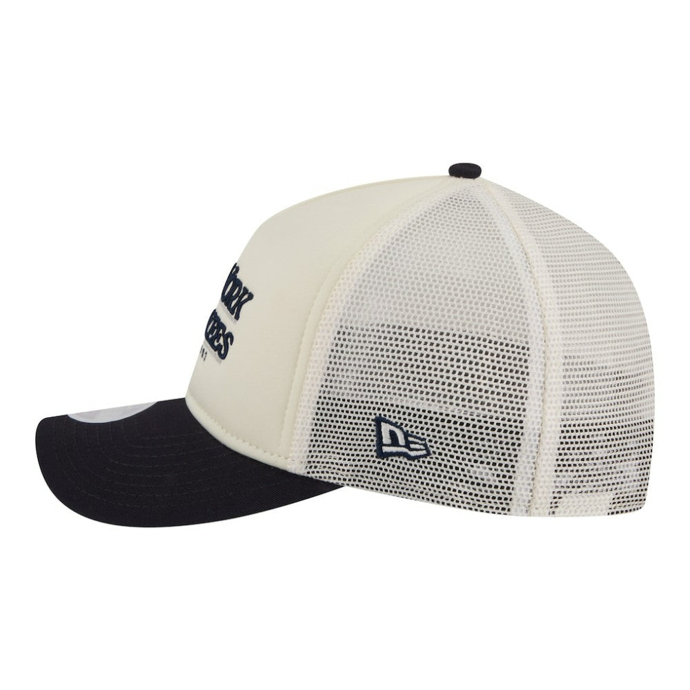 New York Yankees New Era Women's Retro 9FORTY M-Crown A-Frame Trucker Adjustable Hat discount
