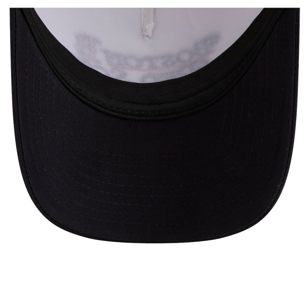 Boston Red Sox New Era Women's Retro 9FORTY M-Crown A-Frame Trucker Adjustable Hat Lifestyle