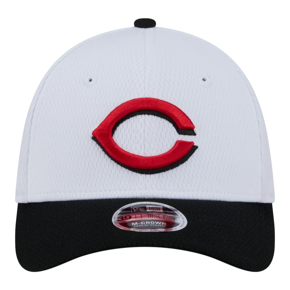 Cincinnati Reds New Era Youth Baseball 39THIRTY M-Crown Flex Hat for sale