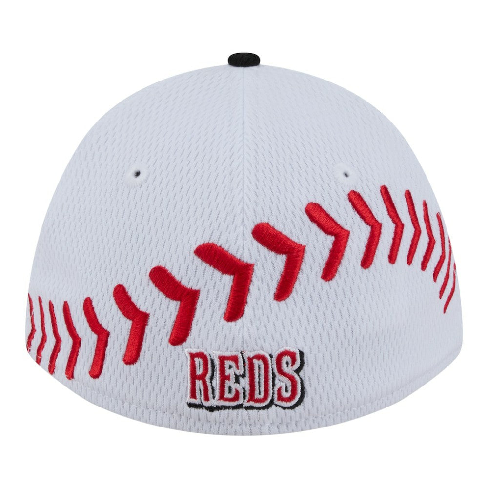 Cincinnati Reds New Era Youth Baseball 39THIRTY M-Crown Flex Hat for sale