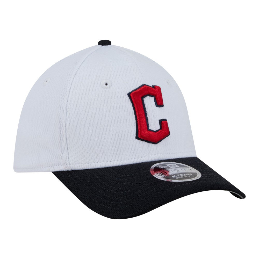 Cleveland Guardians New Era Youth Baseball 39THIRTY M-Crown Flex Hat for sale