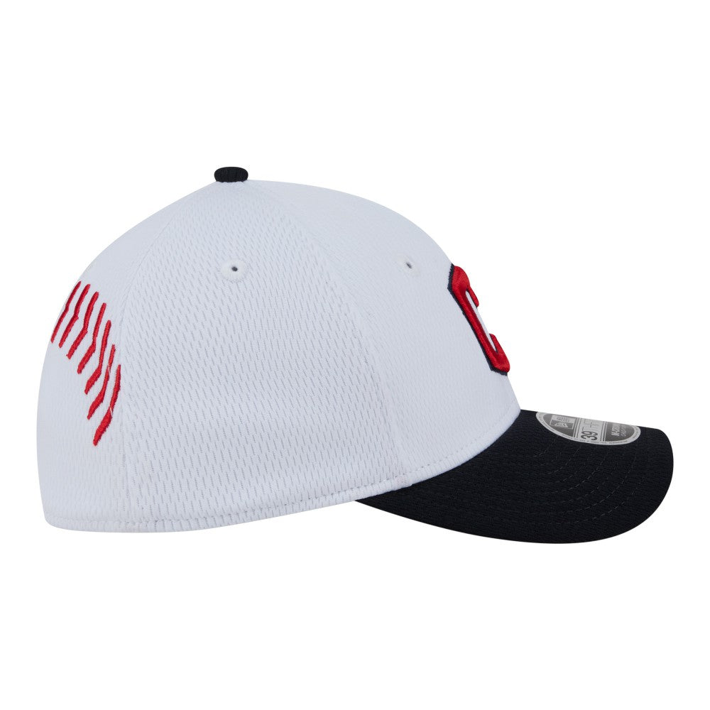 Cleveland Guardians New Era Youth Baseball 39THIRTY M-Crown Flex Hat for sale