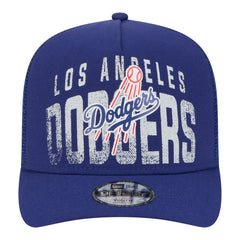 Los Angeles Dodgers New Era Youth Logo Fade A-Frame 9FIFTY Snapback Hat Clearance