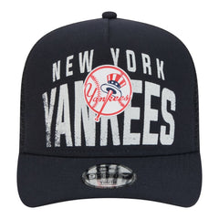 New York Yankees New Era Youth Logo Fade A-Frame 9FIFTY Snapback Hat Clearance