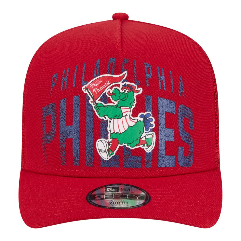Philadelphia Phillies New Era Youth Logo Fade A-Frame 9FIFTY Snapback Hat Sale
