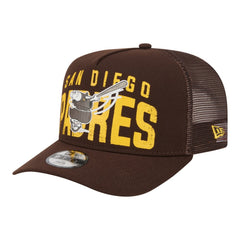 San Diego Padres New Era Youth Logo Fade A-Frame 9FIFTY Snapback Hat for sale