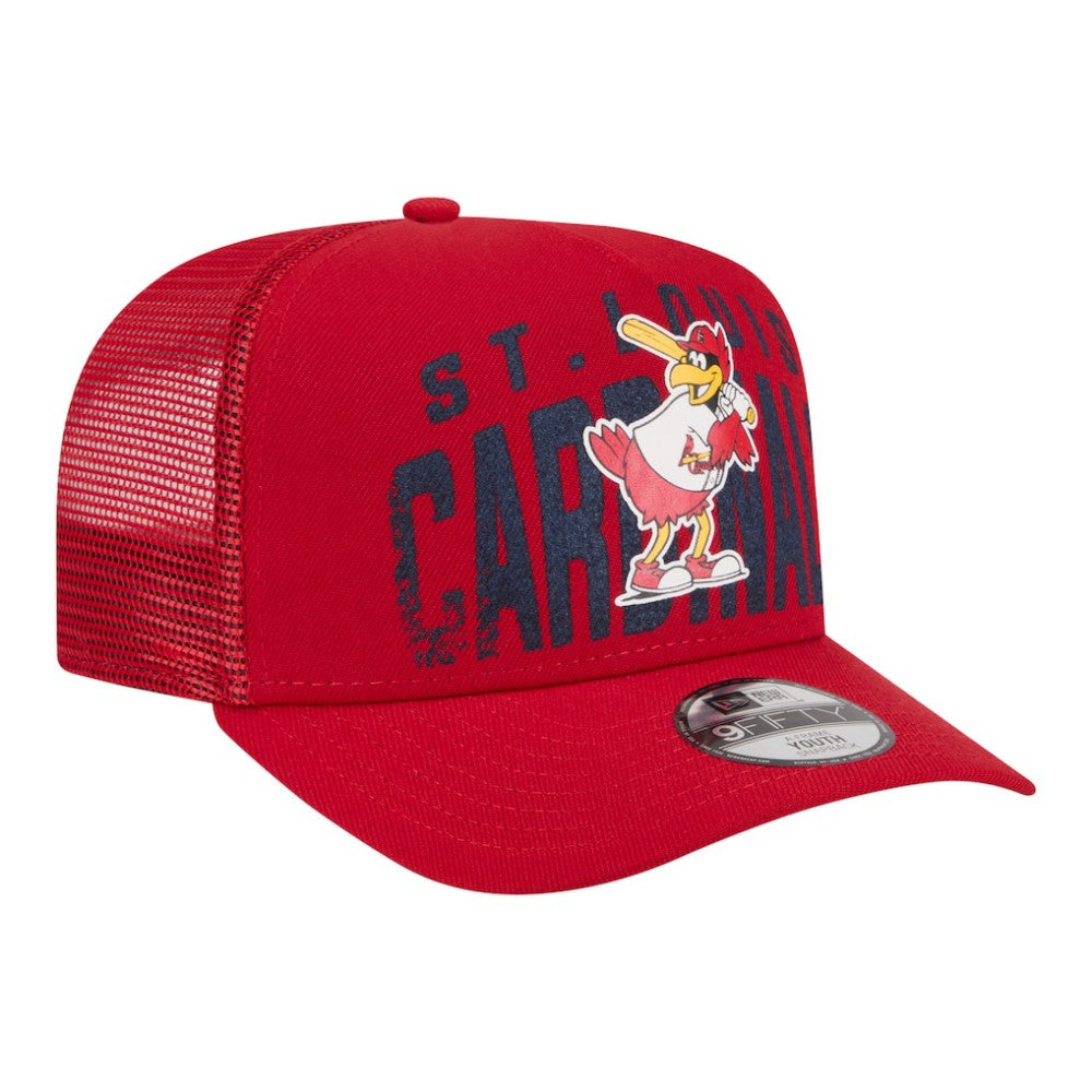 St. Louis Cardinals New Era Youth Logo Fade A-Frame 9FIFTY Snapback Hat for sale