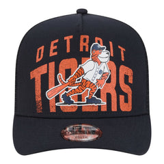 Detroit Tigers New Era Youth Logo Fade A-Frame 9FIFTY Snapback Hat Clearance