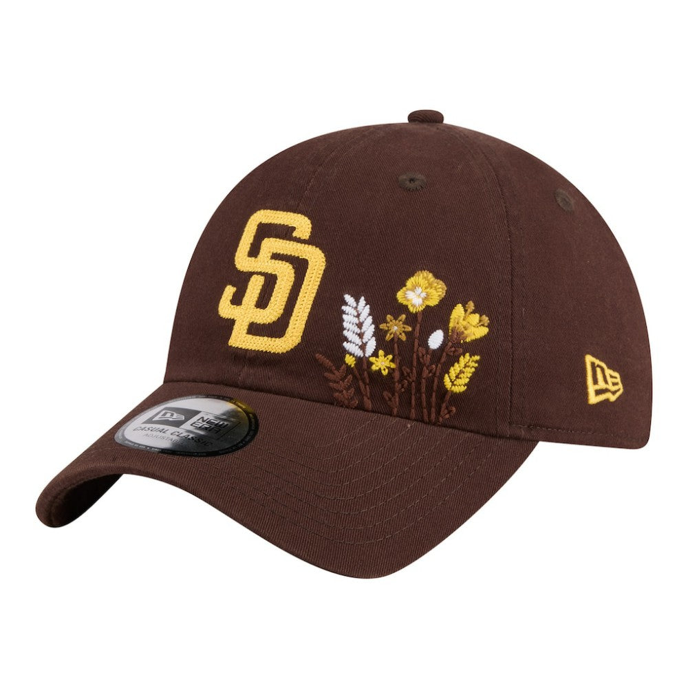 San Diego Padres New Era Women's Wildflower Casual Classic Adjustable Hat On Sale
