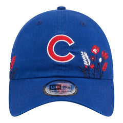 Chicago Cubs New Era Women's Wildflower Casual Classic Adjustable Hat Lifestyle