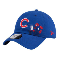 Chicago Cubs New Era Women's Wildflower Casual Classic Adjustable Hat Lifestyle