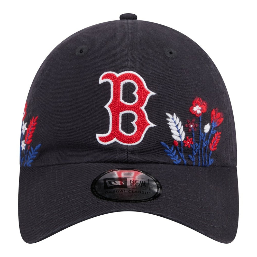 Boston Red Sox New Era Women's Wildflower Casual Classic Adjustable Hat for sale