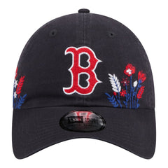 Boston Red Sox New Era Women's Wildflower Casual Classic Adjustable Hat for sale